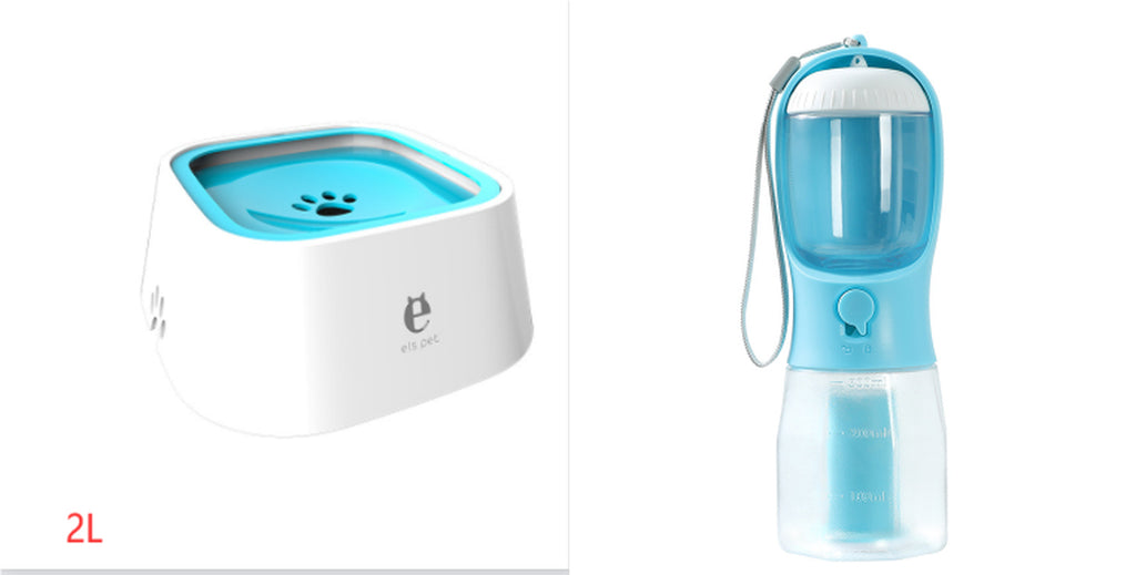Dog Water Cup Drinking Food Garbage Bag Three-In-One Portable Small Multi-Functional Pet Cups Pets Supplies